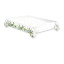 Colour Floral Frame Flower paper tablecloth 120x180 cm