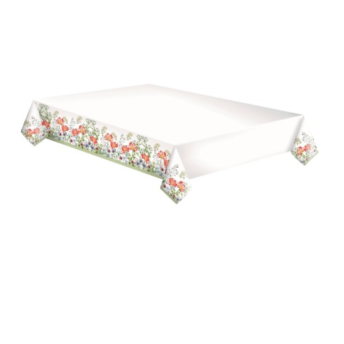 Colour Meadow in June Flower paper tablecloth 120x180 cm