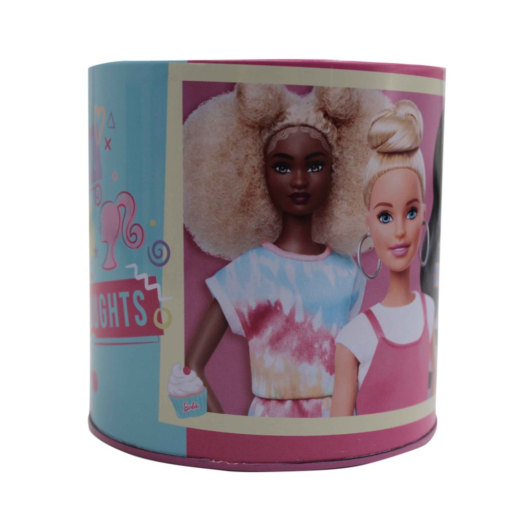 Barbie Happy Thoughts metal piggy bank