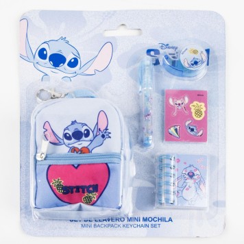 Disney Lilo and Stitch Ananas  mini bag keychain set