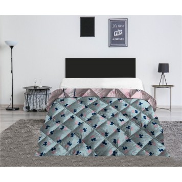 Disney Lilo and Stitch Heart  quilted bedspread, duvet 240x220cm