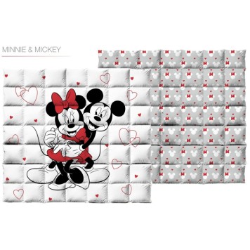 Disney Minnie  Mickey Love quilted bedspread, quilt 240x220cm