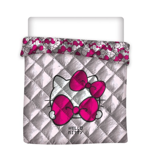 Hello Kitty Pink Bow quilted bedspread, duvet 240x220cm