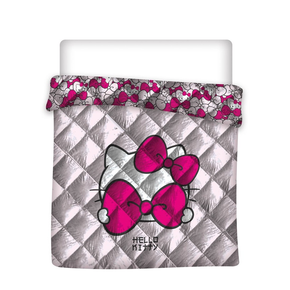 Hello Kitty Pink Bow quilted bedspread, duvet 240x220cm