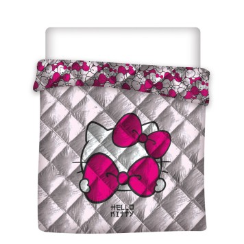 Hello Kitty Pink Bow quilted bedspread, duvet 240x220cm