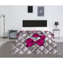 Hello Kitty Pink Bow quilted bedspread, duvet 240x220cm