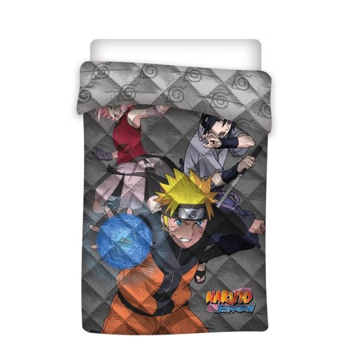 Naruto Team 7 quilted bedspread, blanket 140x200cm
