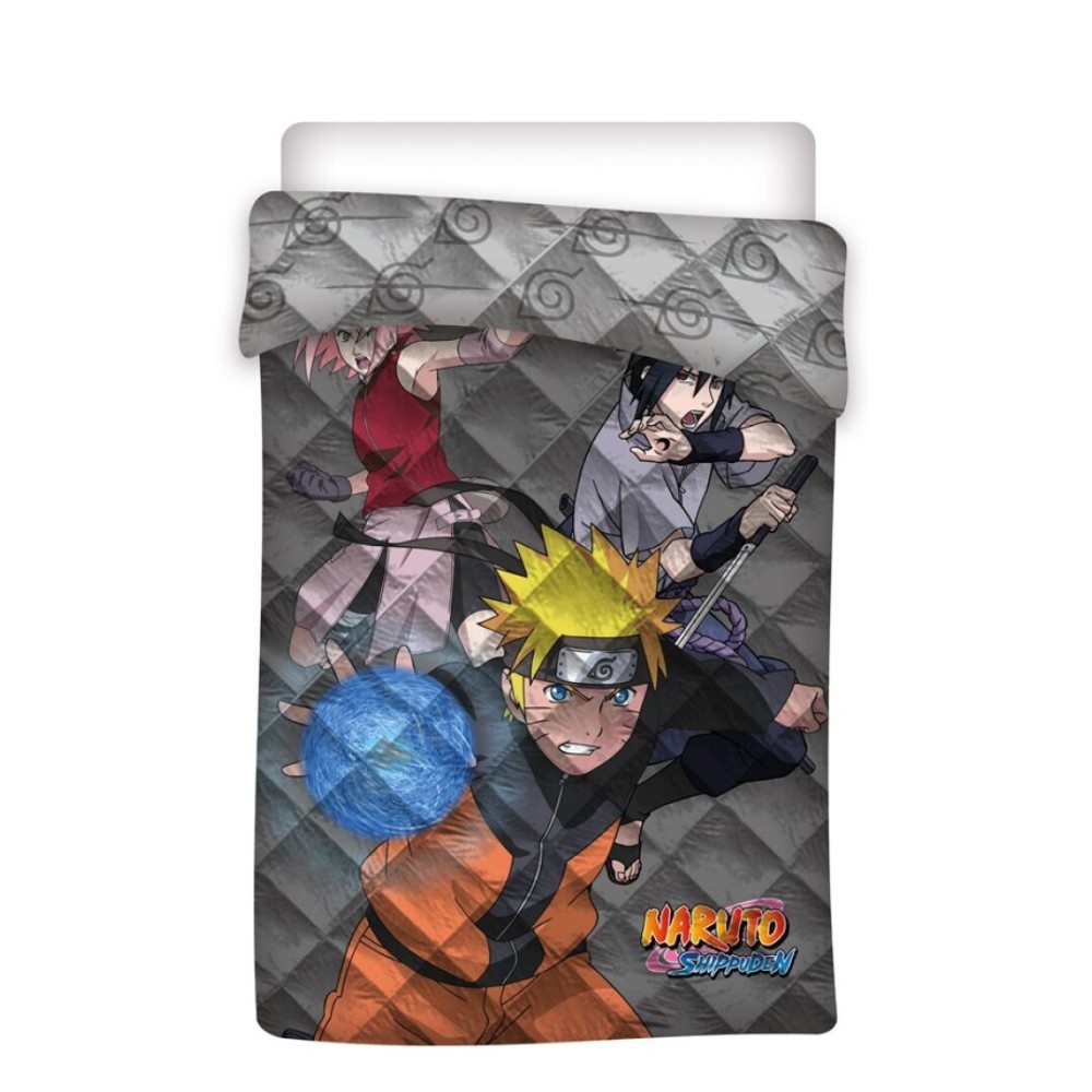 Naruto Team 7 quilted bedspread, blanket 140x200cm