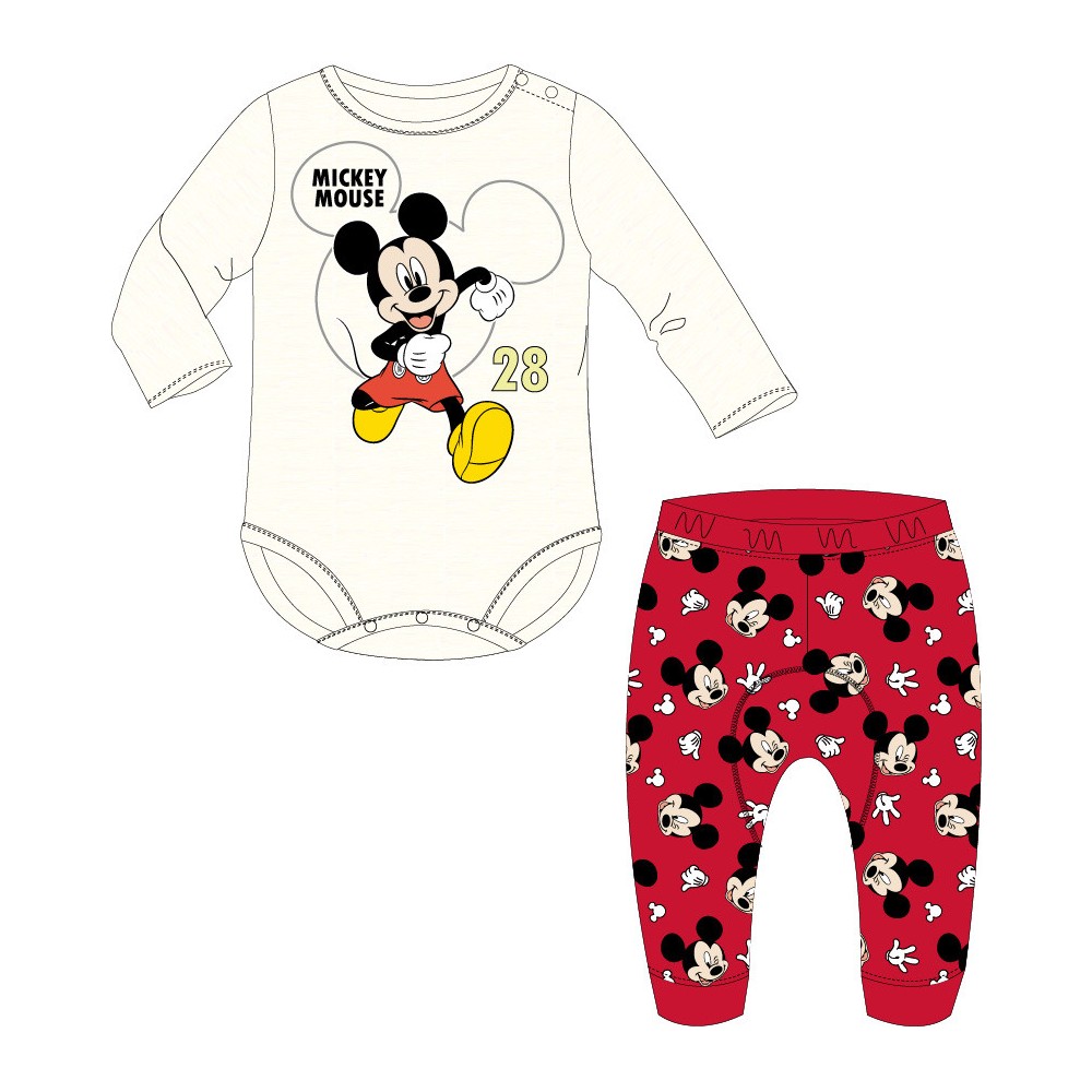 Disney Mickey  Run baby bodysuit + pants set 62-92 cm