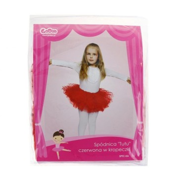 Colour Red Red polka dot skirt, Tutu