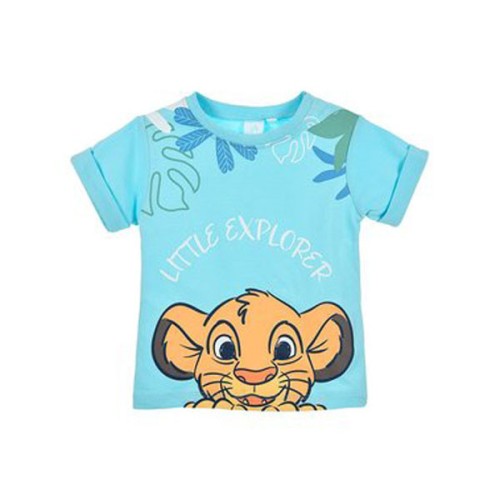 Disney The Lion King Little Explorer Blue baby t-shirt, top 6-24 months