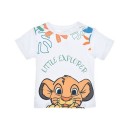 Disney The Lion King Little Explorer White baby t-shirt, top 6-24 months