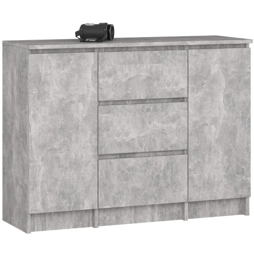 KOMODA K100 2D 3SZ PK BETON