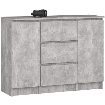 KOMODA K100 2D 3SZ PK BETON