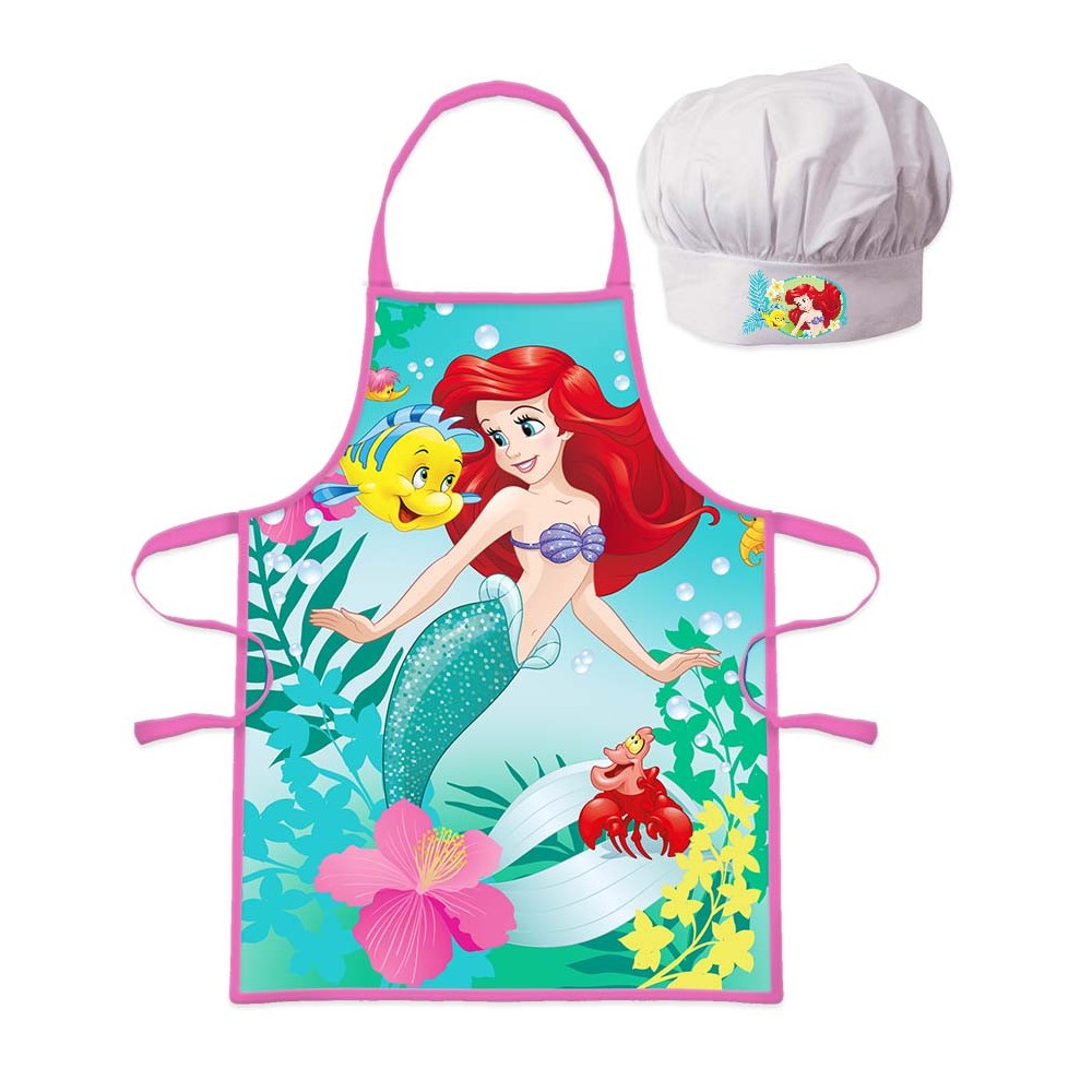 Disney Princess Curious  Ariel Children's Apron 2-piece Set