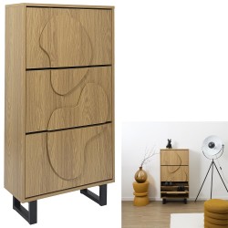 Meuble a chaussure RIVA bois 60 x 115 x 24 cm