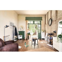 Fauteuil club Stanis PU marron