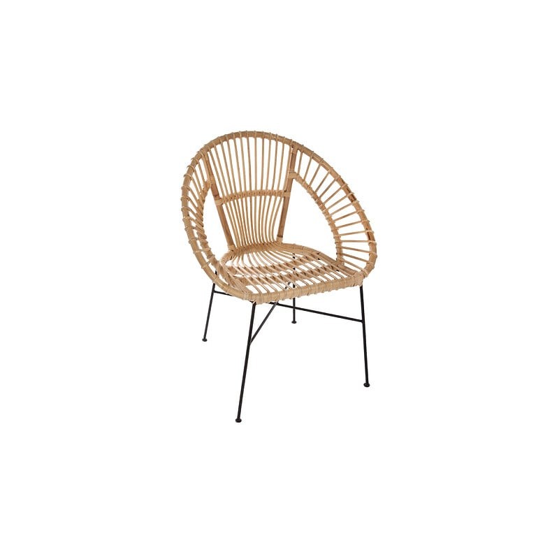 Fauteuil Keko rotin naturel Fauteuil Keko rotin naturel