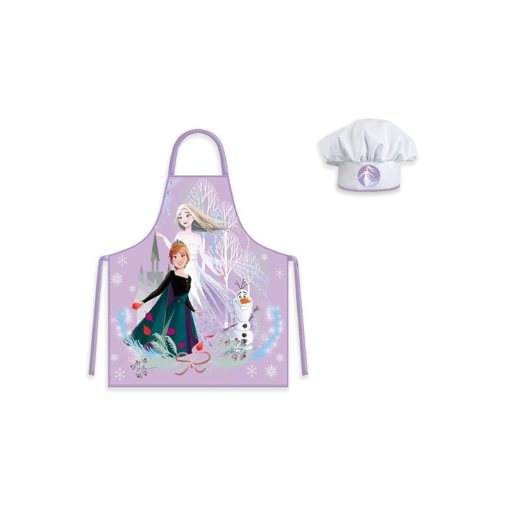 Disney Frozen Purple Autumn children's apron set of 2