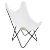 Fauteuil Oslo fourrure blanc