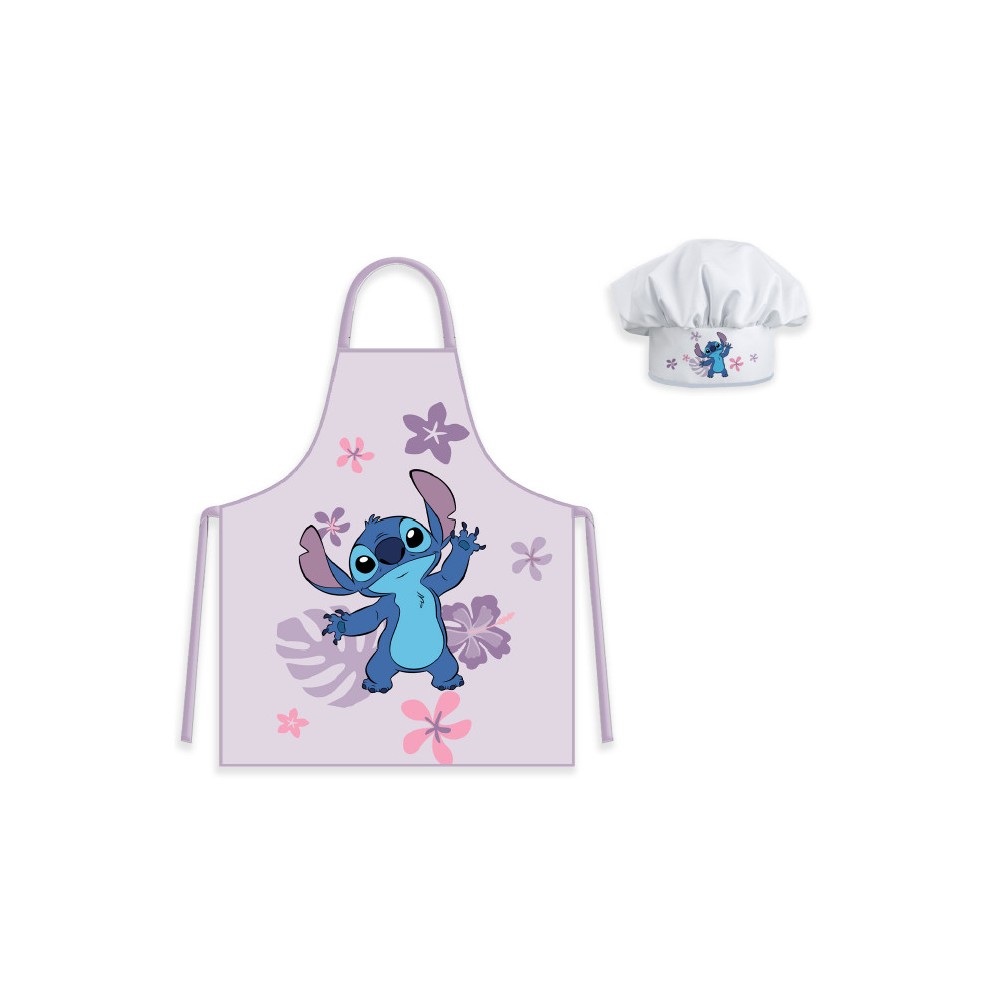 Disney Lilo and Stitch Hibiscus children's apron 2-piece set