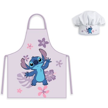 Disney Lilo and Stitch Hibiscus children's apron 2-piece set