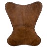 Housse de fauteuil Dario cuir cognac