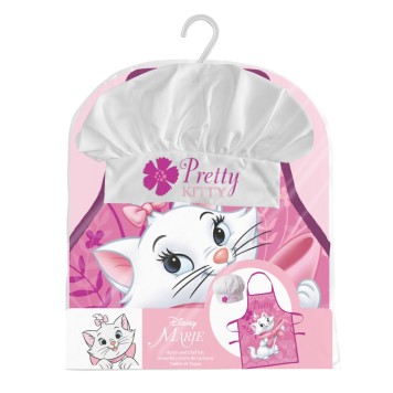 Disney Marie Pretty Kitty Cat Kids Apron 2-Piece Set