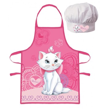 Disney Marie Whiskers  children's apron 2-piece set