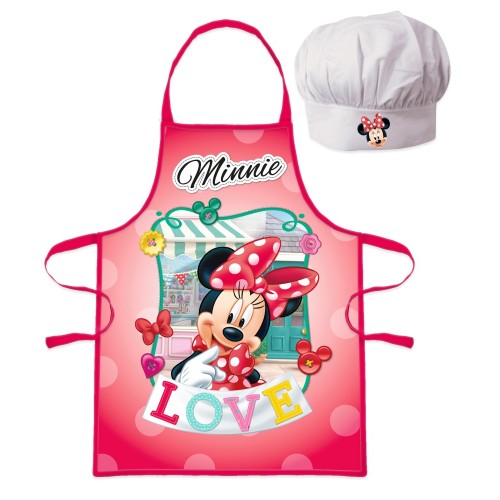 Disney Minnie  Love children's apron 2-piece set