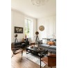 Fauteuil Hoper cuir cognac