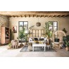 Fauteuil Takta rotin blanc