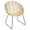 Fauteuil Laora rotin naturel