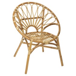 Fauteuil Praya rotin naturel