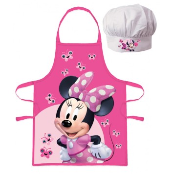 Disney Minnie  Sparkling Eyes kids apron 2-piece set