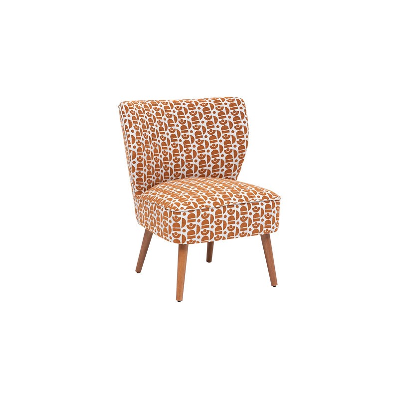 Fauteuil Chiara chenille ambre Fauteuil Chiara chenille ambre