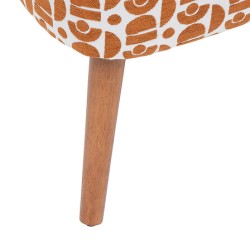 Fauteuil Chiara chenille ambre