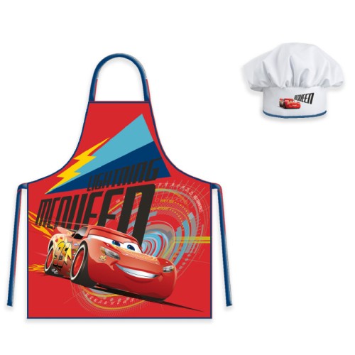 Disney Cars Lightning children's apron 2-piece set