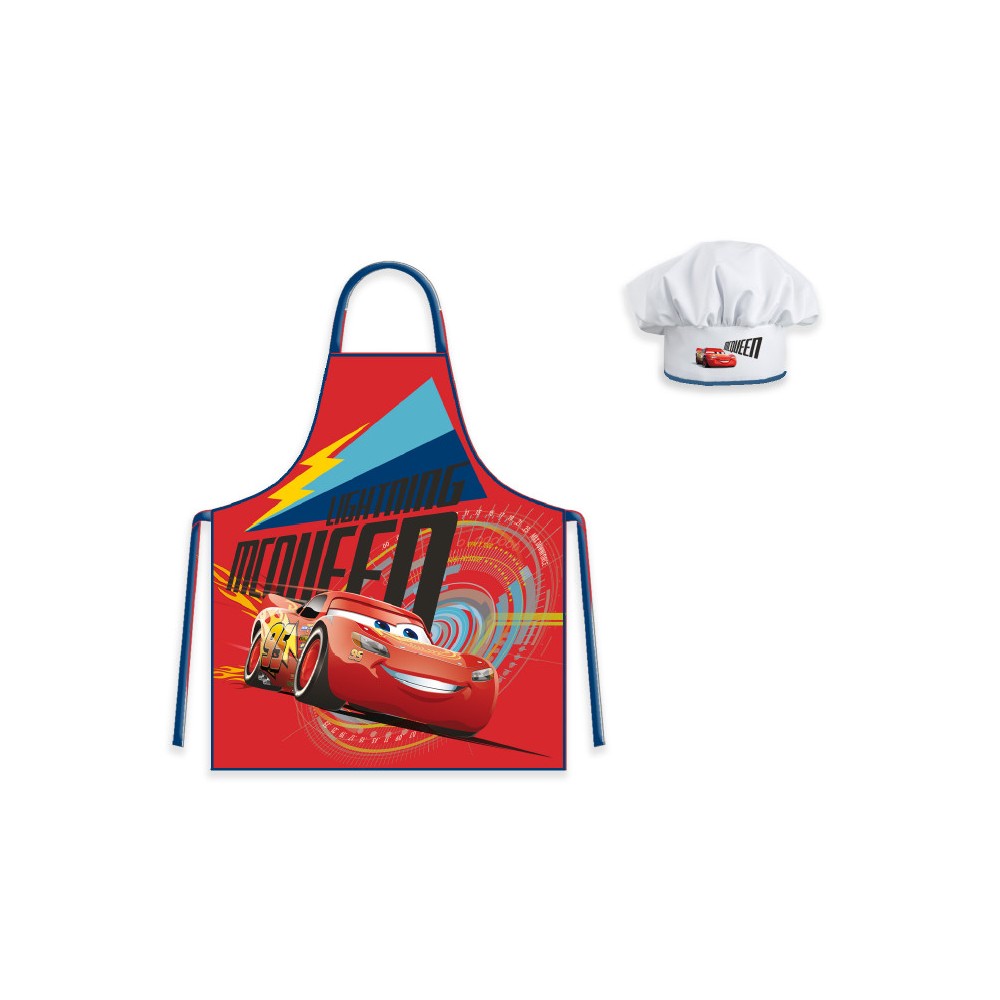 Disney Cars Lightning children's apron 2-piece set