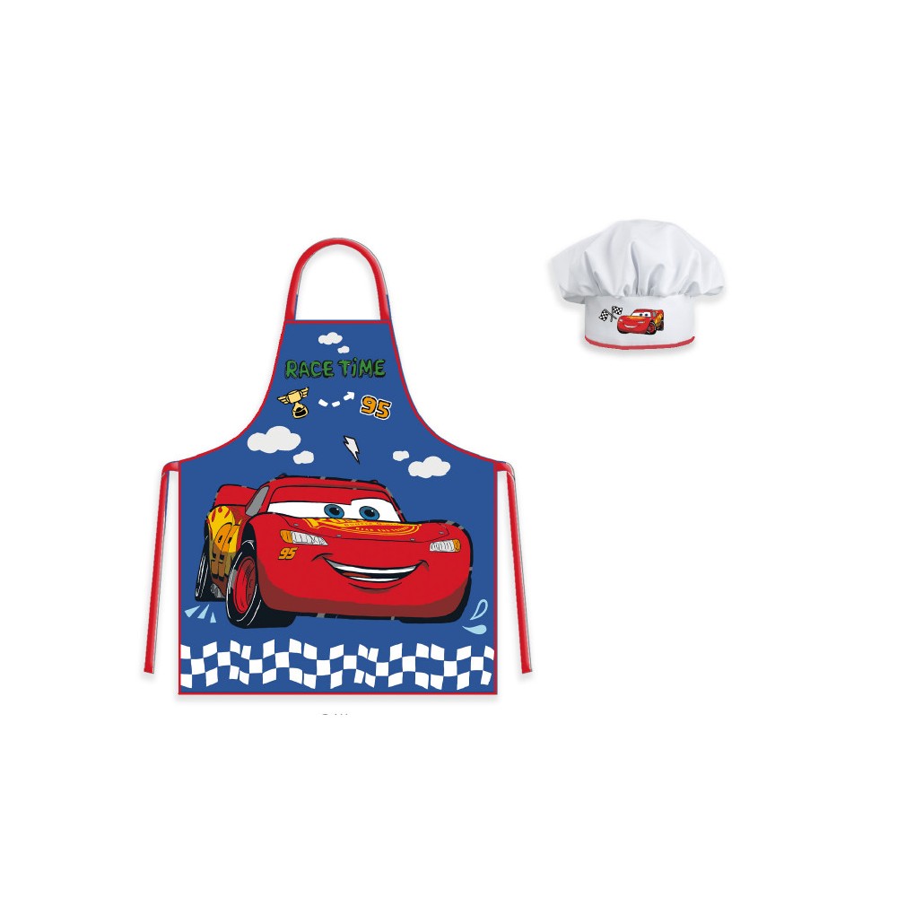 Disney Cars Race Time kids apron 2-piece set