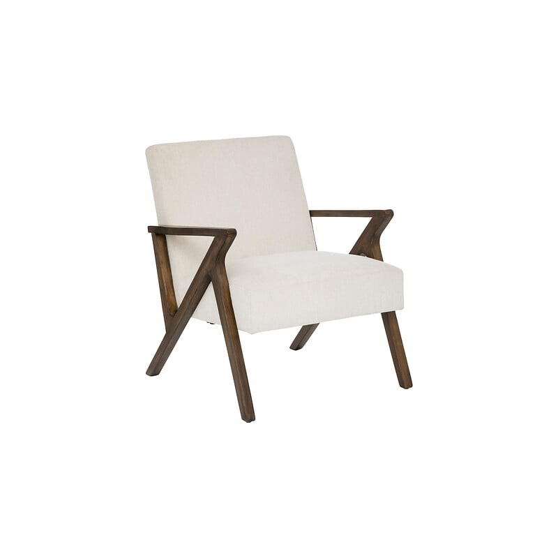 Fauteuil Orac chenille ivoire Fauteuil Orac chenille ivoire