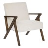 Fauteuil Orac chenille ivoire