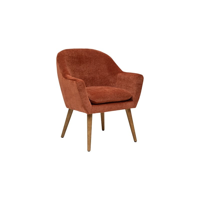 Fauteuil Sinel chenille ambre Fauteuil Sinel chenille ambre