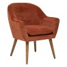 Fauteuil Sinel chenille ambre