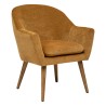Fauteuil Sinel chenille ocre