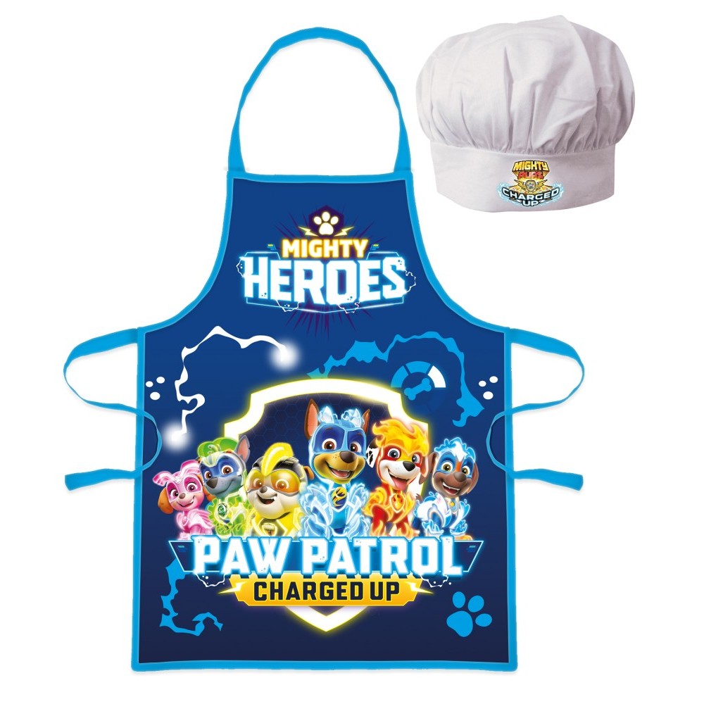 Paw Patrol Charged Up kids apron set of 2