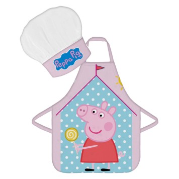 Peppa Pig House children's apron 2-piece set