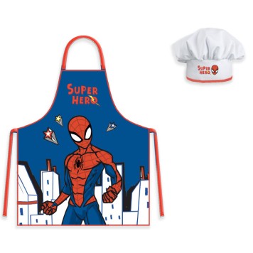 Spiderman Stars Children's Apron 2-Piece Set