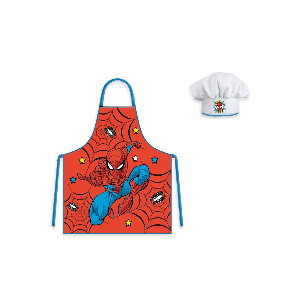 Spiderman Super Hero Children's Apron 2-Piece Set