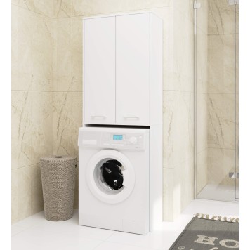 Meuble machine a laver 2 portes  4 étagères 180X64X30 cm